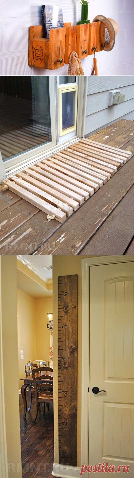 Простые DIY-проекты из кусочков старых досок — Rmnt.ru