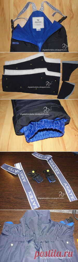 Белочкины сказки: МК утепленный полукомбинезон