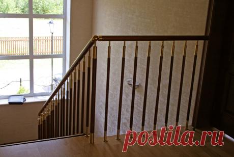 Ограждения с комбинированными балясинами