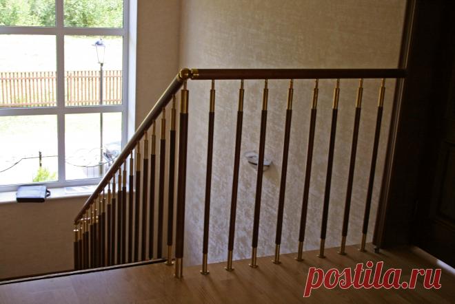 Ограждения с комбинированными балясинами