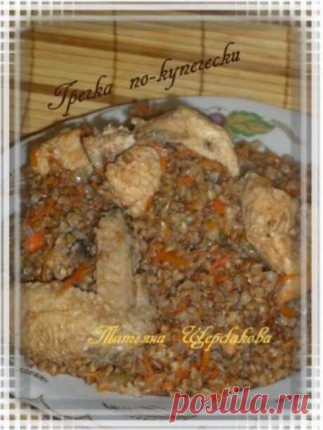Гречневая каша с курицей и грибами