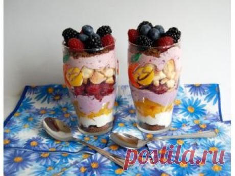 Ягодный трайфл - домашний рецепт от Простоквашино