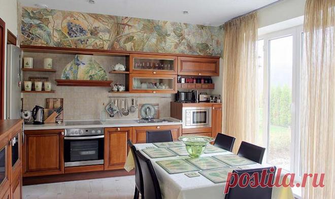 Отделка стен на кухне – современные, оригинальные способы . Милая Я