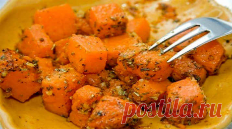 Тыква, тушенная с чесноком — lovecook.me