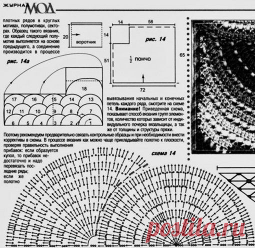 Пончо вязаное крючком » Сайт "Ручками" - делаем вещи своими руками
