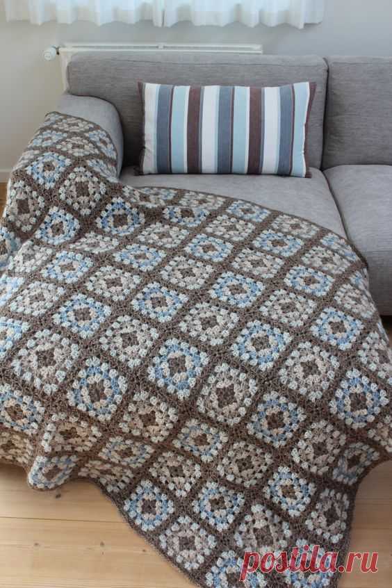 БАБУШКИН КВАДРАТ. ПЛЕДЫ — HandMade