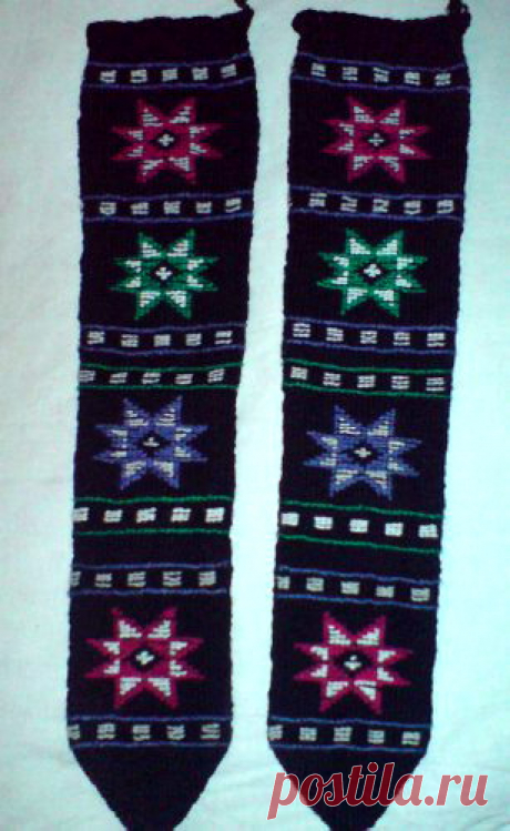Грузинские жаккард-гольфы: ru_knitting