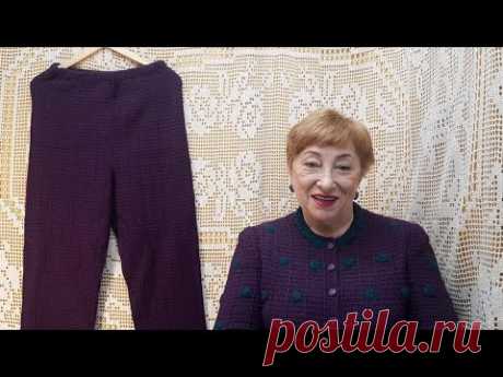 Брюки зимние. Мастер-класс по вязанию крючком от О. С. Литвиной.