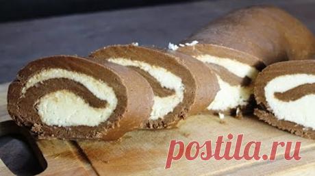 Рулет Баунти без выпечки за 10 - 15 минут 👍 сочный и вкусный Делать рулетик очень просто: вы потратите на его приготовление не более 10 минут своего времени.