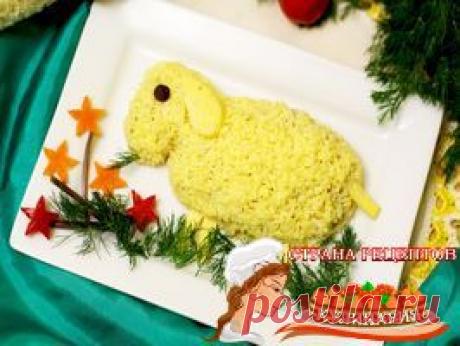 Салаты на новый год 2015 рецепты с фото , Новогодние салаты 2015 год Козы