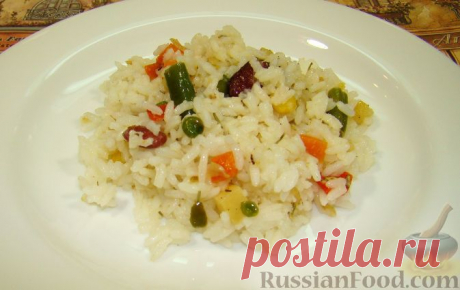 Рис с овощами - 15 рецептов с фото