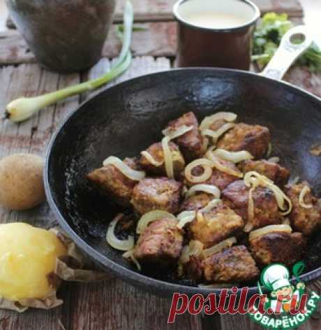 Печень жареная - кулинарный рецепт