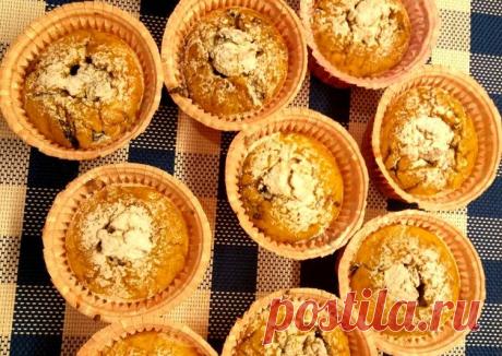 (15) Тыквенные кексы 🎃🥧 - пошаговый рецепт с фото. Автор рецепта Оля-ля 🌳 . - Cookpad