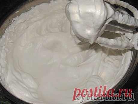 Рецепт белкового крема - заварной белковый крем
