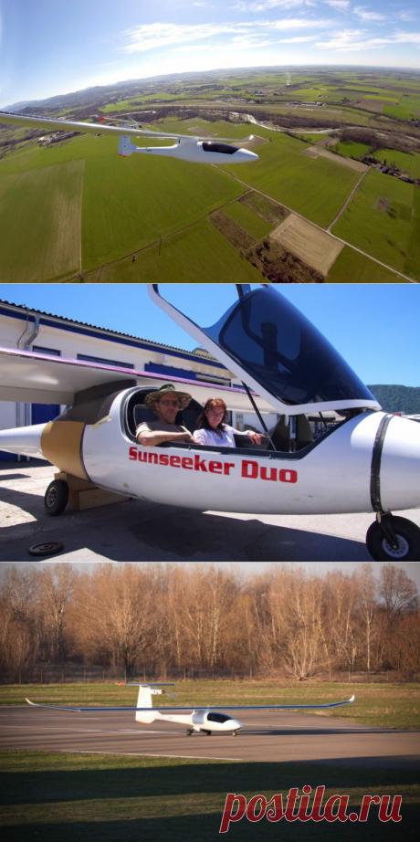 Двухместный самолет на солнечной энергии Sunseeker Duo