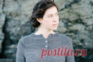 Вязаный кардиган Шарлотта с рукавами реглан