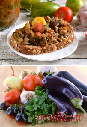 Икра из баклажанов на зиму, простой рецепт с фото