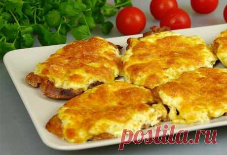 Свиная вырезка в духовке с сыром и чесноком — Sloosh – кулинарные рецепты