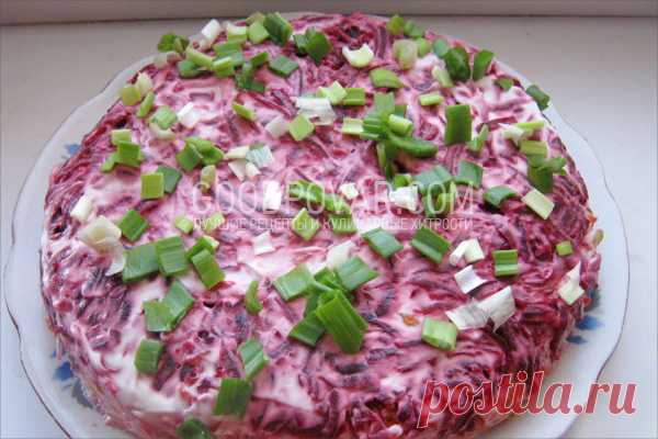 Салат со свеклой, сыром и курицей рецепт с пошаговыми фото на GoodPovar.com Отличный салат к 8 марта.