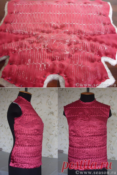 Два метода "стёжки" + шьем стёганое пальто оверсайз по мотивам Lanvin. Мастер-классы