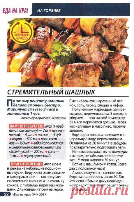 Стремительный шашлык