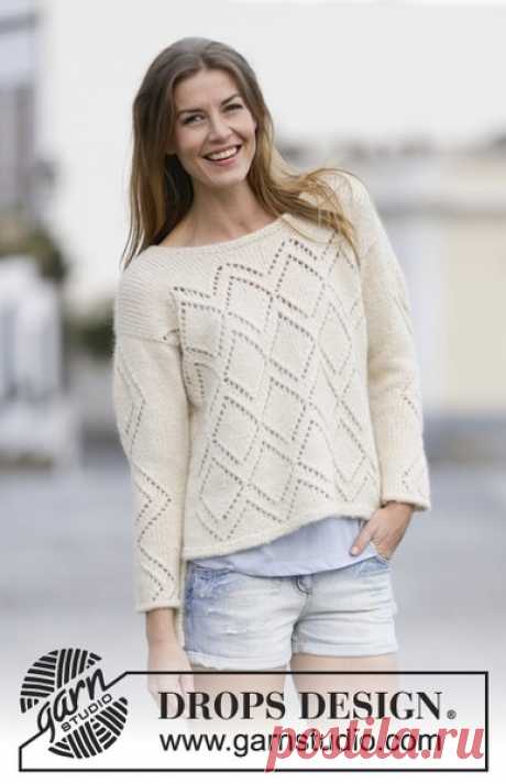 SUMMER DIAMOND ☼ ДЖЕМПЕР ОВЕРСАЙЗ СПИЦАМИ – Рукоделка - Копилочка ( идеи со всего мира ), пользователь Алёна Ким | Группы Мой Мир