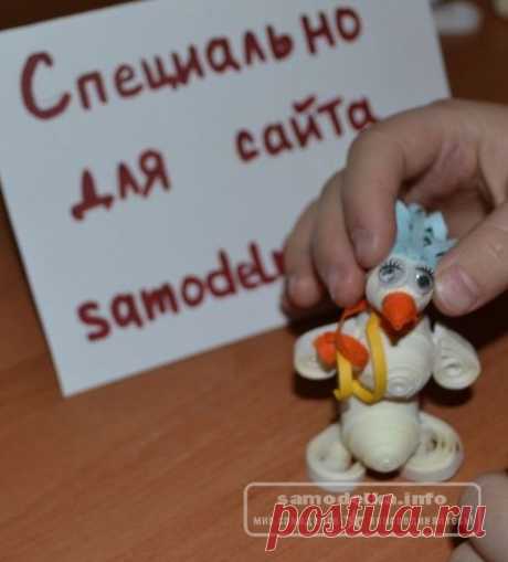 Квиллинг снеговик – украшение на елку своими руками