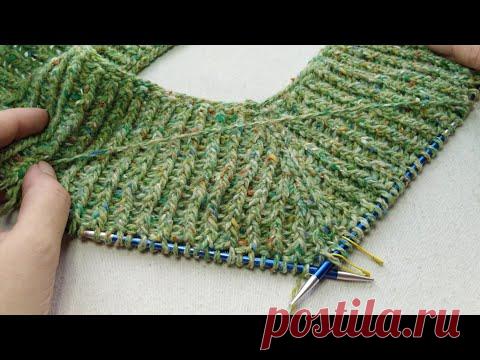 Новый проект. Прибавки по горловине.