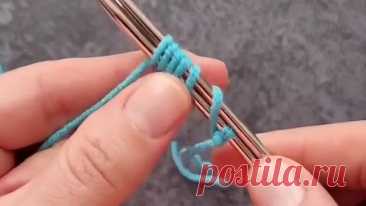 Простой набор петель от мыска — отличная альтернатива Джуди! 🧶
