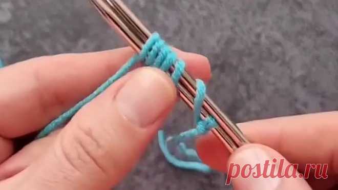 Простой набор петель от мыска — отличная альтернатива Джуди! 🧶