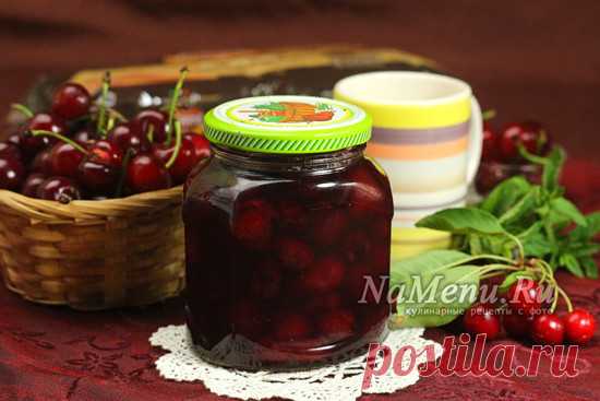 Варенье из вишни с желатином без косточек на зиму, рецепт