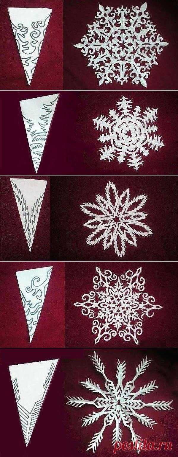 Christmas Crafts, 12 Gorgeous Paper Snowflake Designs