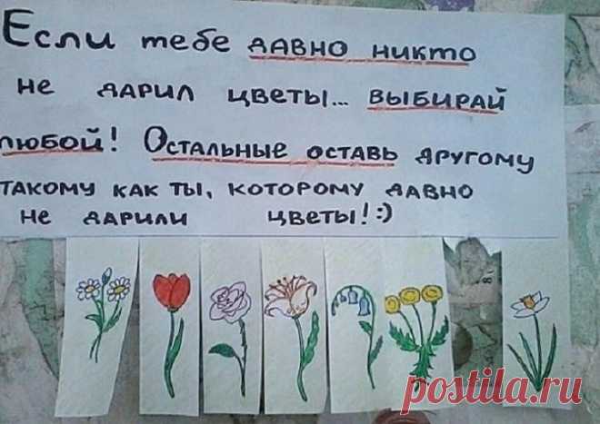 20 записок, которые вызовут у вас улыбку 1. Я жадина и оторву все! 2. Здравствуйте, а это клиника доктора Айболитова? 3. А в 9:59 можно прийти? 4. Поможет вам бывший графический дизайнер. 5. И со мной… 6. Самый главный знак. 7. А пачка, в ко...