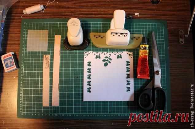 Создаем скрап цветок - Ярмарка Мастеров - ручная работа, handmade