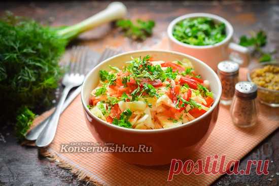 Кисло-сладкая капуста быстрого приготовления без уксуса