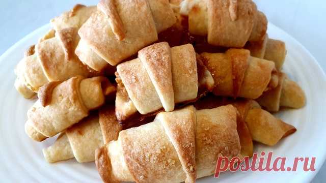 Коричные рогалики с яблоками, простой, вкусный рецепт – пошаговый рецепт с фотографиями