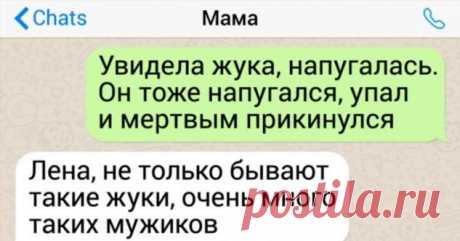 13 переписок с родителями, которые сарказм любят больше, чем детей . Милая Я