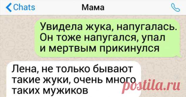 13 переписок с родителями, которые сарказм любят больше, чем детей . Милая Я