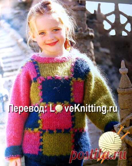 Мохеровый пуловер | Loveknitting.ru