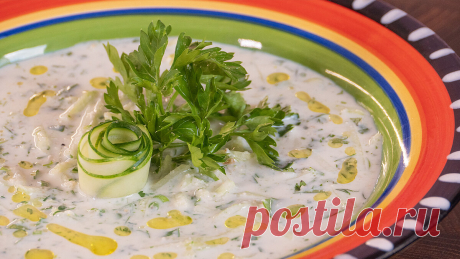 Болгарская окрошка. Просто и очень вкусно. Холодный суп Таратор. ЗОЖ | Шеф-повар Василий Емельяненко | Дзен