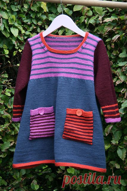 Ravelry: Striped Dress pattern by Debbie Bliss