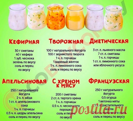 Лучшие заправки для салатов!