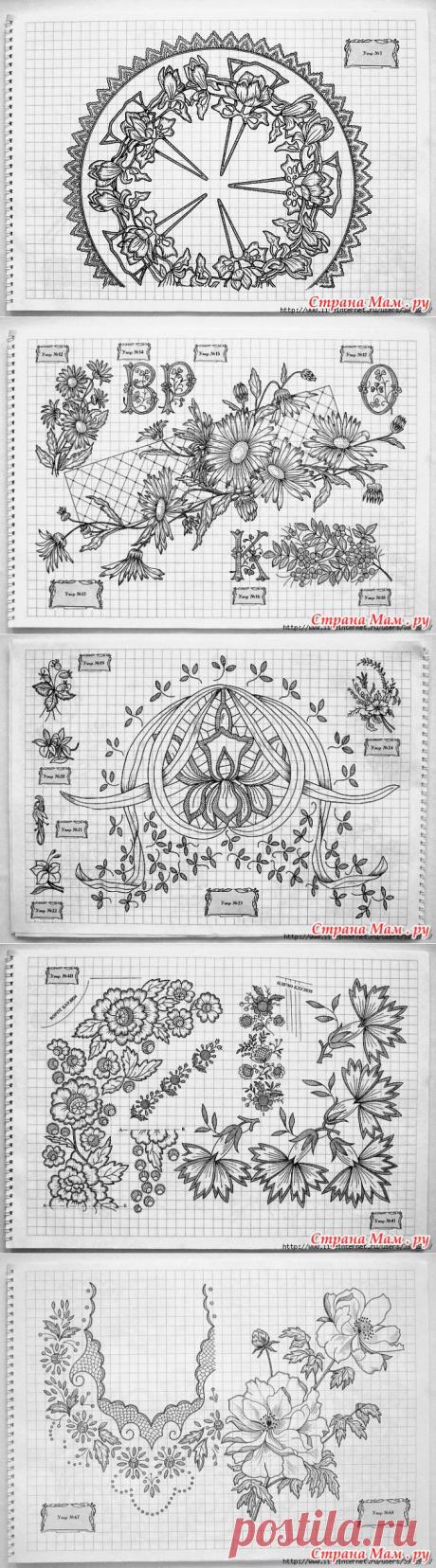 Схемы старинные для разного вышивания. - Клуб рукоделия - Страна Мам