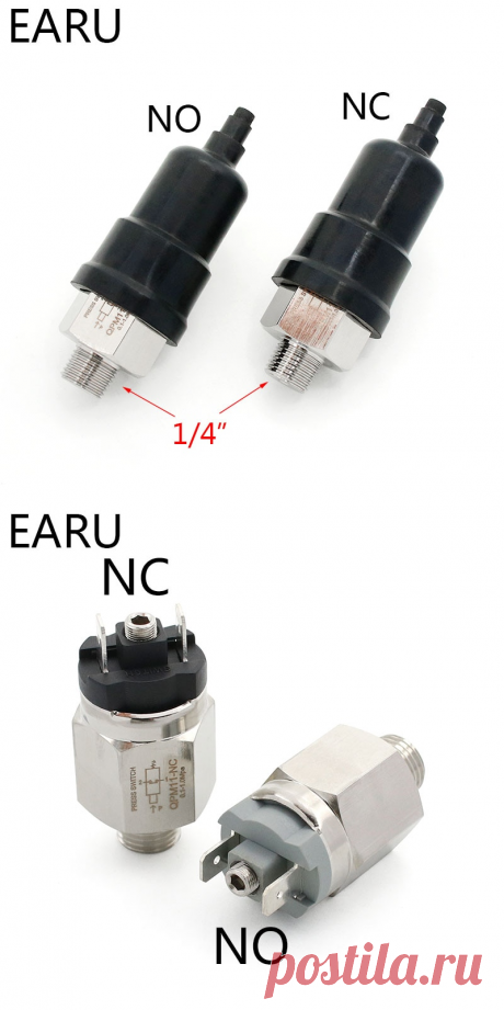 1/4 "Swtich Регулируемый QPM11 NC/QPM11 NO переключатель давления воздуха провод внешняя резьба сопла Регулятор Давления Датчик Pnumatic|Выключатели| | АлиЭкспресс