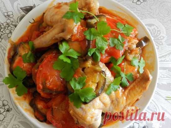Курица с баклажанами в мультиварке - пошаговый кулинарный рецепт на Повар.ру