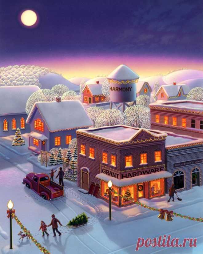 Зимняя сказка от Робин Молине