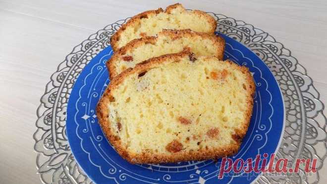 Рецепт кекса с изюмом приготовленного в духовке Рецепт приготовления вкусного и сладкого кекса с изюмом. Этот кекс я готовлю в силиконовой форме для хлеба в духовке. Надеюсь Вам понравится этот мой рецепт приготовления сладкой выпечки к чаю. Приятн...