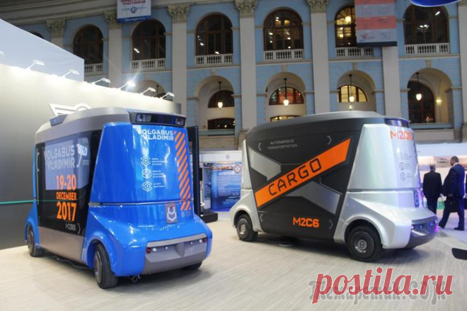 Зимние премьеры «Бакулин Моторс Групп» На традиционной выставке «Транспорт России 2017» компания «Бакулин Моторс Групп» в рамках развития проекта «Volgabus» представили сразу две новинки – грузовую версию беспилотника «MatrЁshka» и электро...