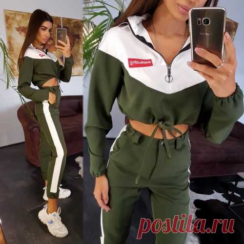 Модный костюм с брюками купить недорого с доставкой