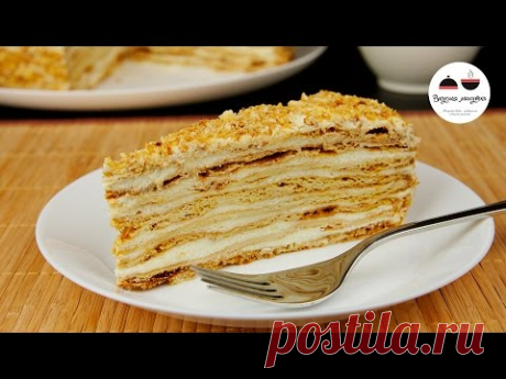 Заварной Медовый Торт  Рецепт Медовика простейший  Honey Cake